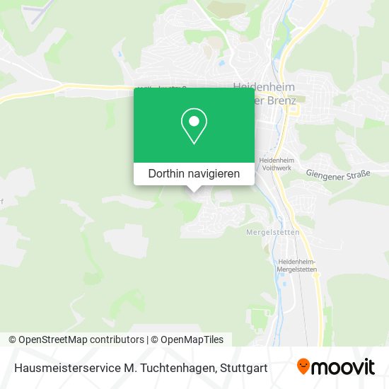 Hausmeisterservice M. Tuchtenhagen Karte