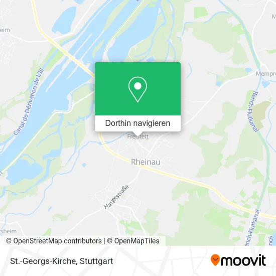 St.-Georgs-Kirche Karte