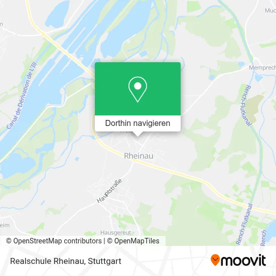 Realschule Rheinau Karte