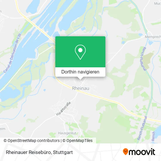 Rheinauer Reisebüro Karte