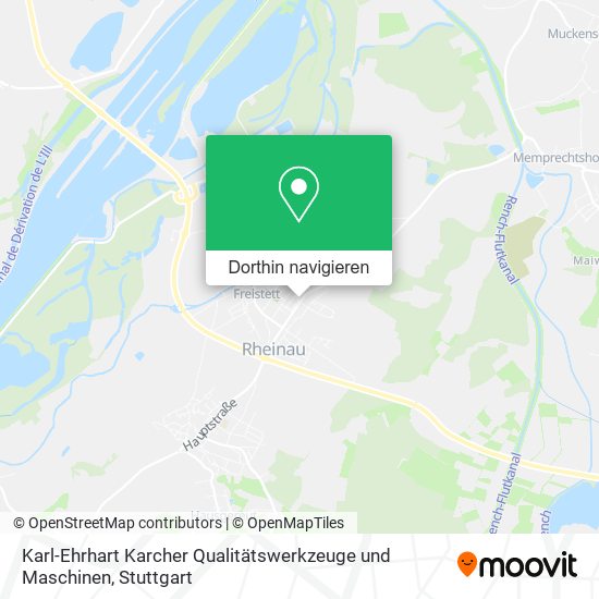 Karl-Ehrhart Karcher Qualitätswerkzeuge und Maschinen Karte