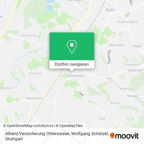 Allianz Versicherung Ottersweier, Wolfgang Schölzel Karte