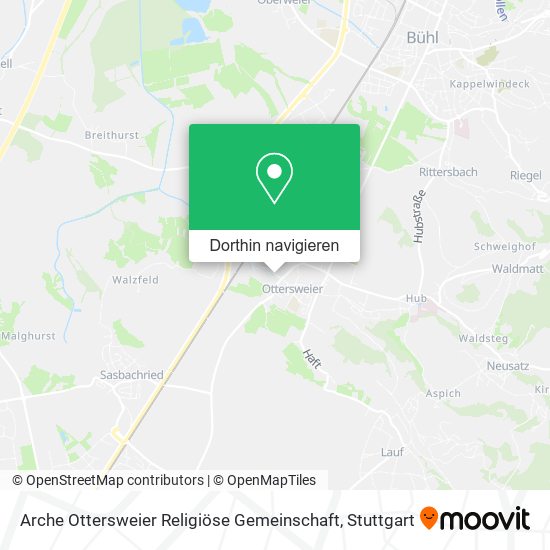 Arche Ottersweier Religiöse Gemeinschaft Karte
