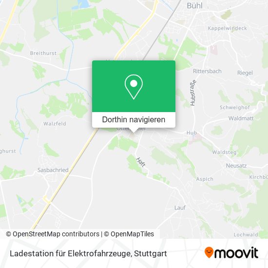 Ladestation für Elektrofahrzeuge Karte