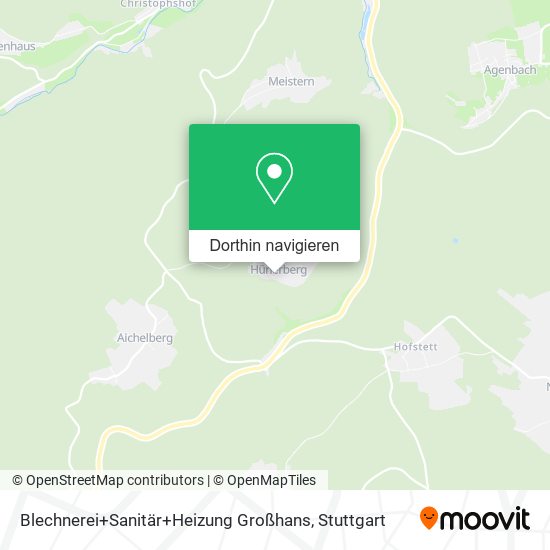 Blechnerei+Sanitär+Heizung Großhans Karte