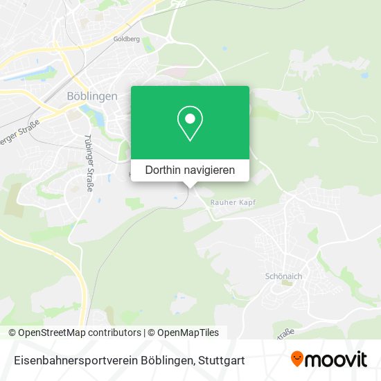 Eisenbahnersportverein Böblingen Karte