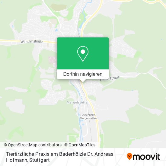 Tierärztliche Praxis am Baderhölzle Dr. Andreas Hofmann Karte