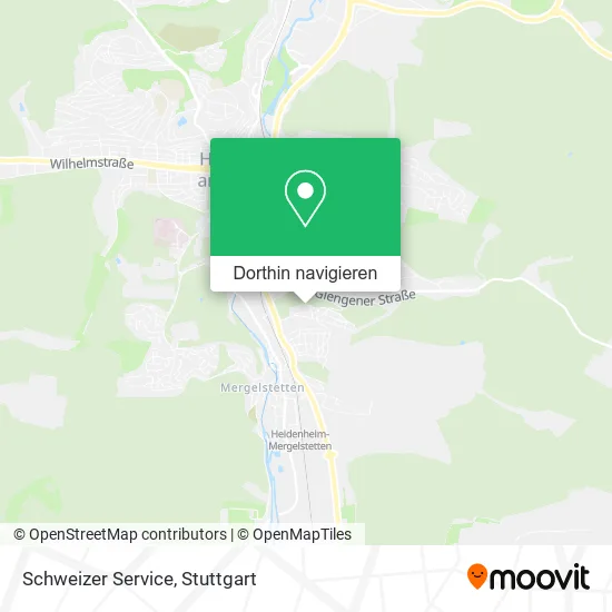 Schweizer Service Karte