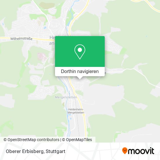 Oberer Erbisberg Karte