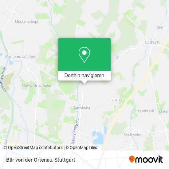 Bär von der Ortenau Karte