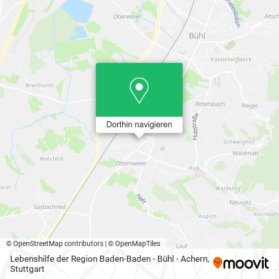 Lebenshilfe der Region Baden-Baden - Bühl - Achern Karte