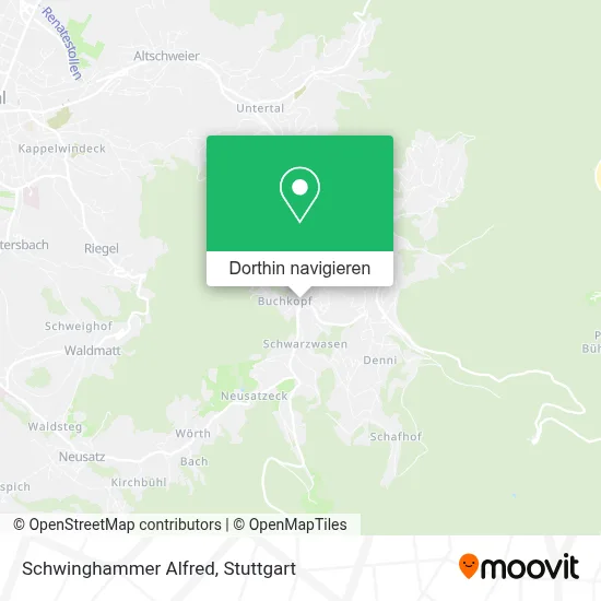 Schwinghammer Alfred Karte