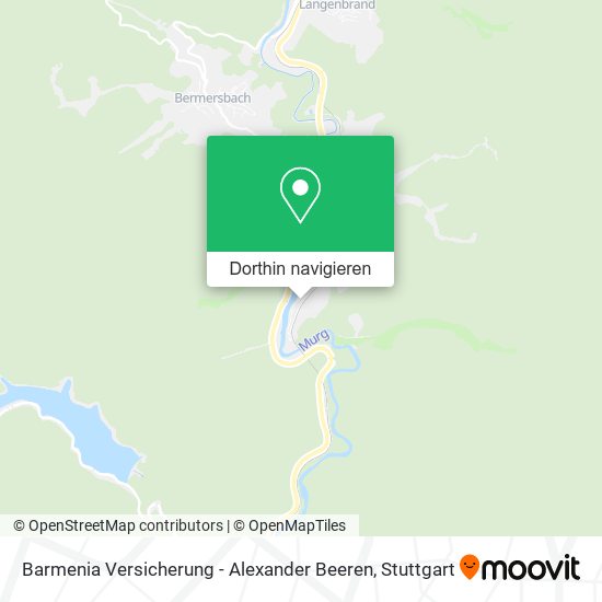 Barmenia Versicherung - Alexander Beeren Karte