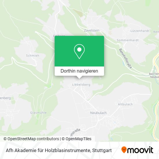Afh Akademie für Holzblasinstrumente Karte