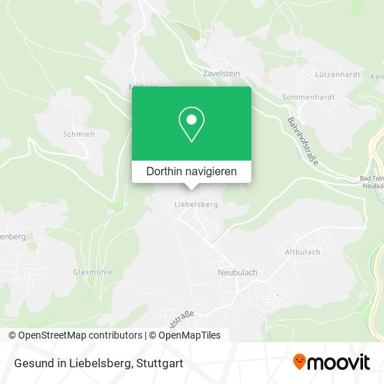 Gesund in Liebelsberg Karte