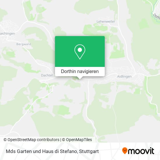 Mds Garten und Haus di Stefano Karte
