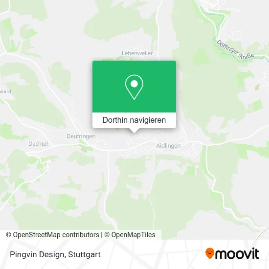 Pingvin Design Karte