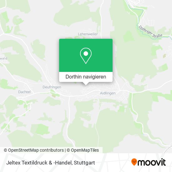 Jeltex Textildruck & -Handel Karte