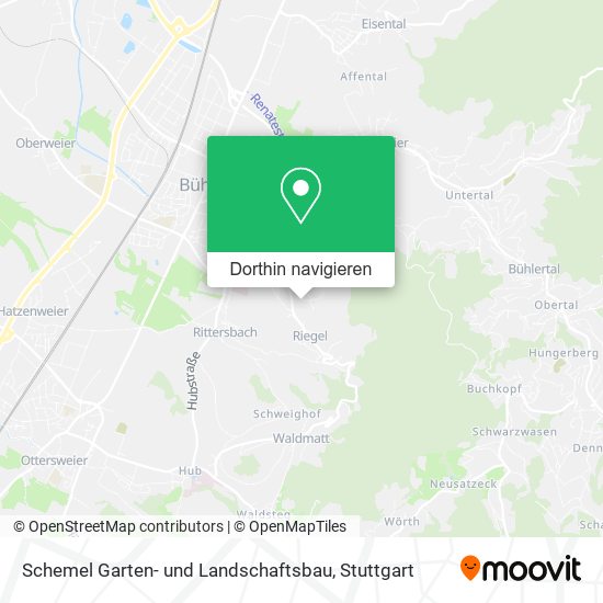 Schemel Garten- und Landschaftsbau Karte