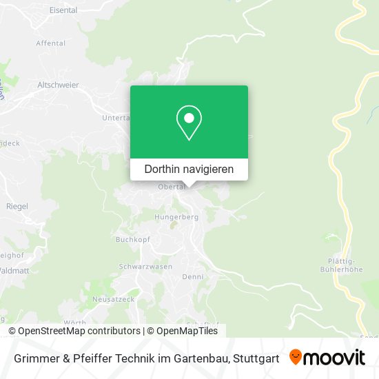 Grimmer & Pfeiffer Technik im Gartenbau Karte