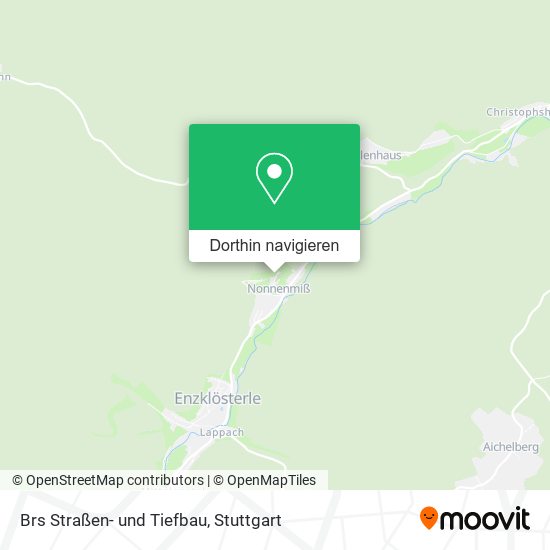 Brs Straßen- und Tiefbau Karte