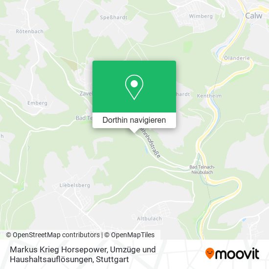 Markus Krieg Horsepower, Umzüge und Haushaltsauflösungen Karte