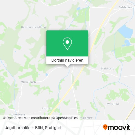 Jagdhornbläser Bühl Karte