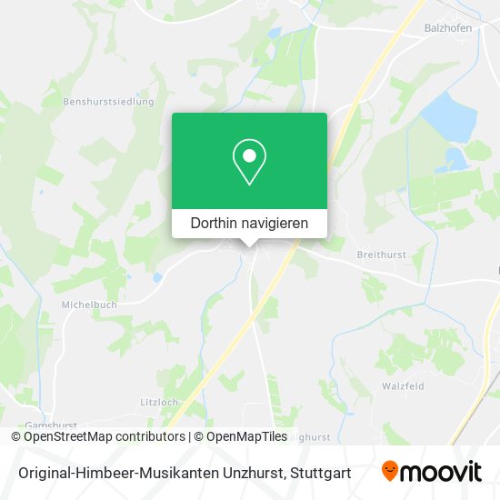 Original-Himbeer-Musikanten Unzhurst Karte