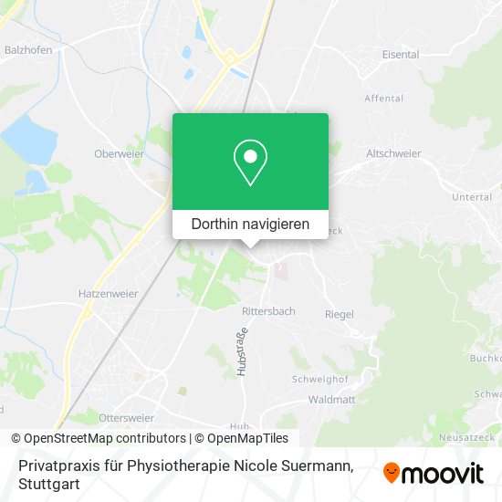 Privatpraxis für Physiotherapie Nicole Suermann Karte