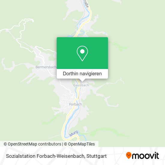 Sozialstation Forbach-Weisenbach Karte