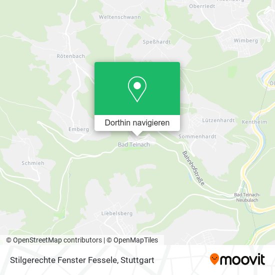 Stilgerechte Fenster Fessele Karte