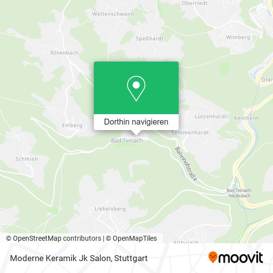 Moderne Keramik Jk Salon Karte