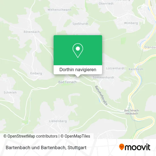 Bartenbach und Bartenbach Karte