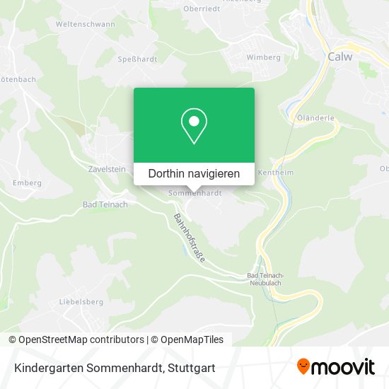 Kindergarten Sommenhardt Karte