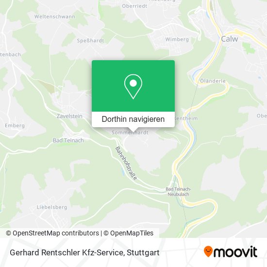 Gerhard Rentschler Kfz-Service Karte