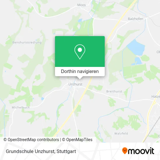 Grundschule Unzhurst Karte
