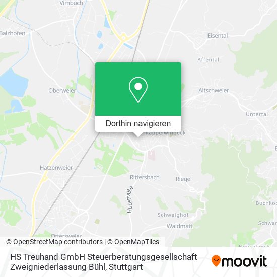 HS Treuhand GmbH Steuerberatungsgesellschaft Zweigniederlassung Bühl Karte