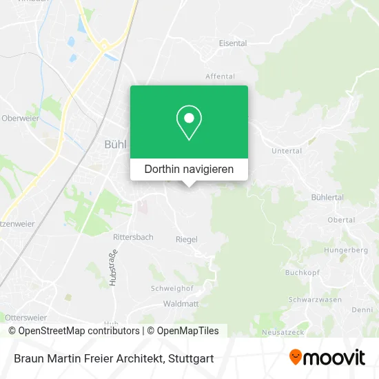 Braun Martin Freier Architekt Karte