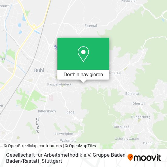 Gesellschaft für Arbeitsmethodik e.V. Gruppe Baden-Baden / Rastatt Karte