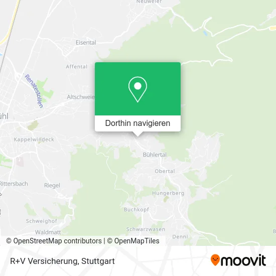 R+V Versicherung Karte