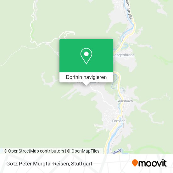Götz Peter Murgtal-Reisen Karte