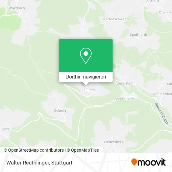 Walter Reuthlinger Karte