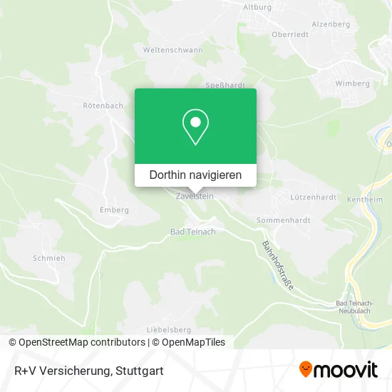 R+V Versicherung Karte