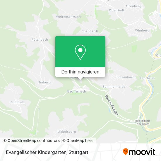 Evangelischer Kindergarten Karte