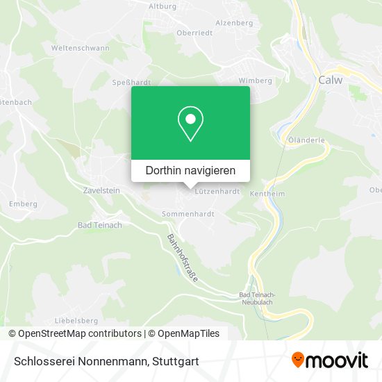 Schlosserei Nonnenmann Karte