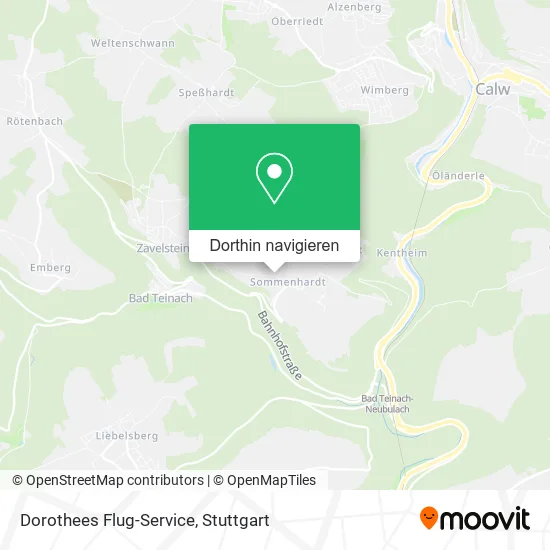 Dorothees Flug-Service Karte