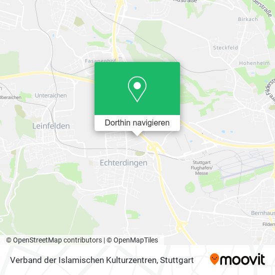 Verband der Islamischen Kulturzentren Karte