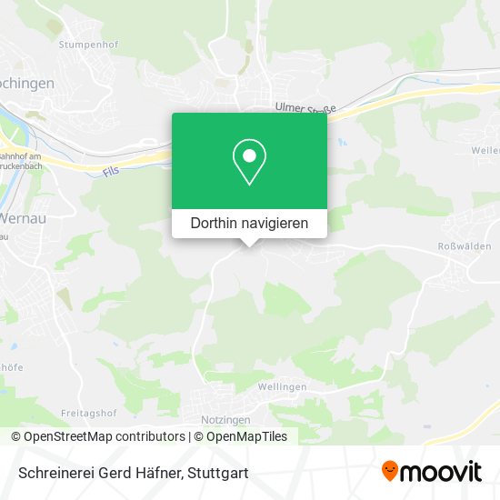 Schreinerei Gerd Häfner Karte