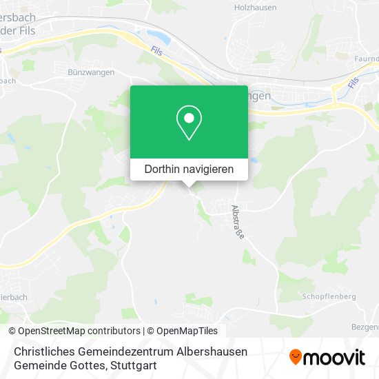 Christliches Gemeindezentrum Albershausen Gemeinde Gottes Karte