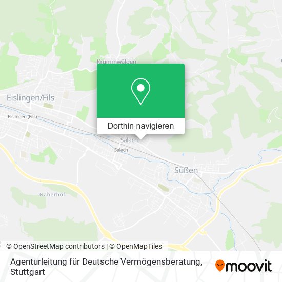 Agenturleitung für Deutsche Vermögensberatung Karte